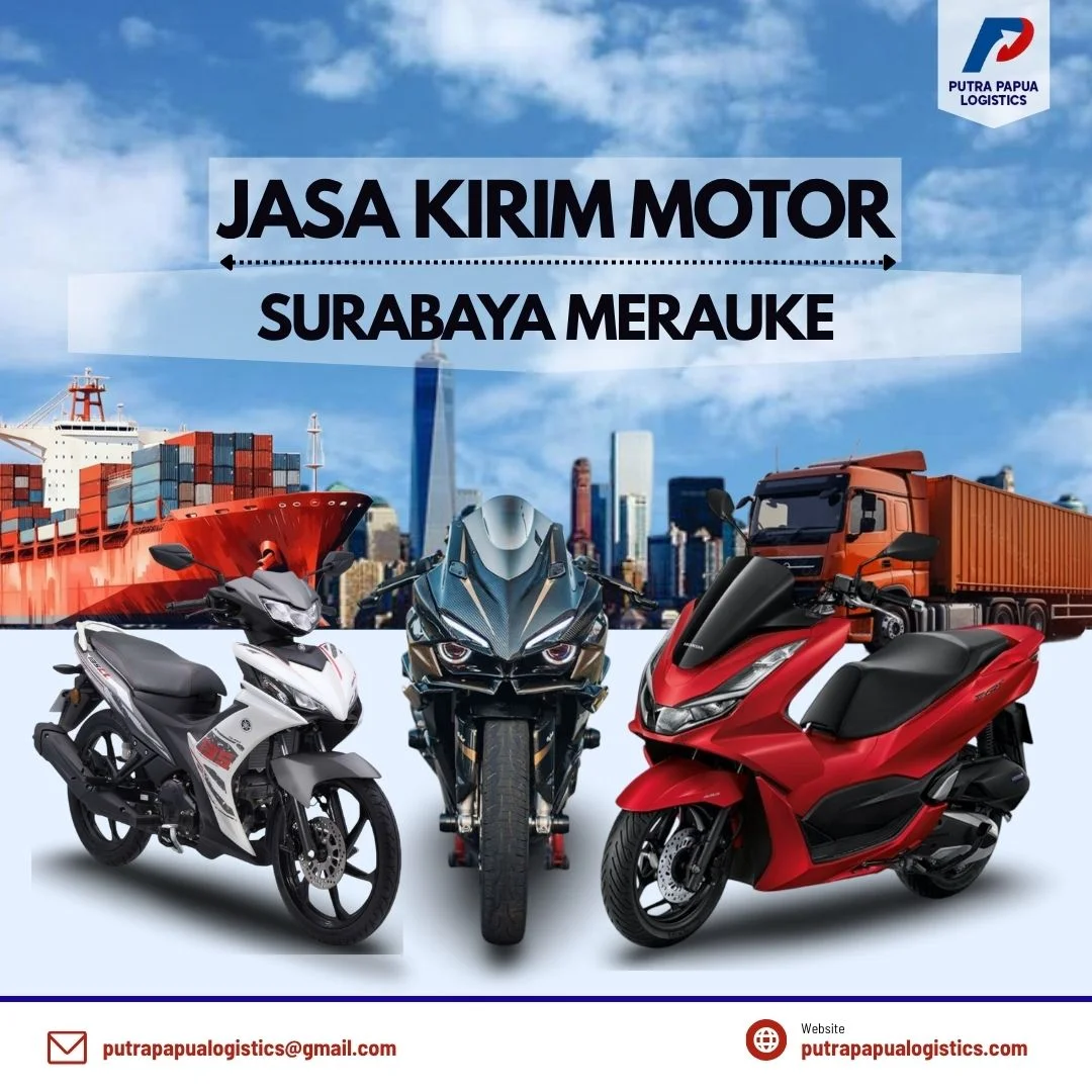 Jasa Kirim Motor Surabaya Merauke