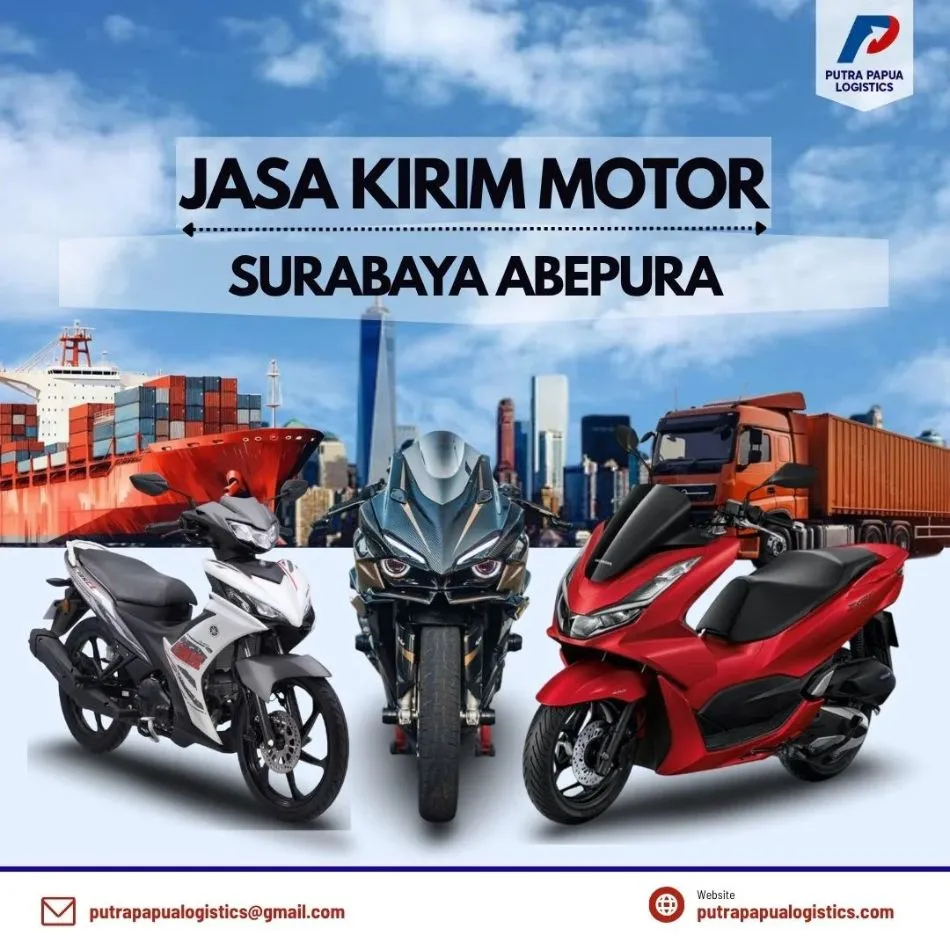 Jasa Kirim Motor Surabaya Abepura
