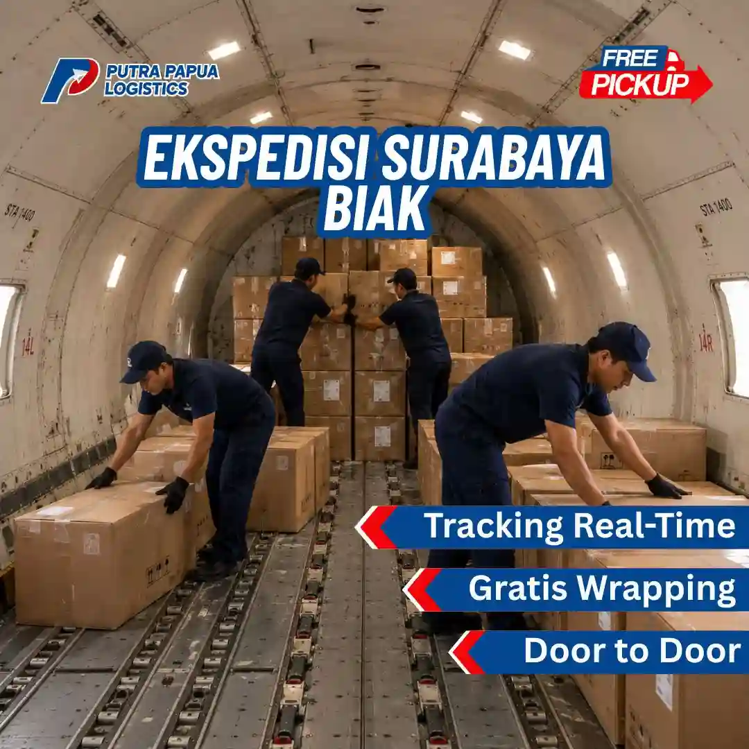Ekspedisi Surabaya Biak Via Udara