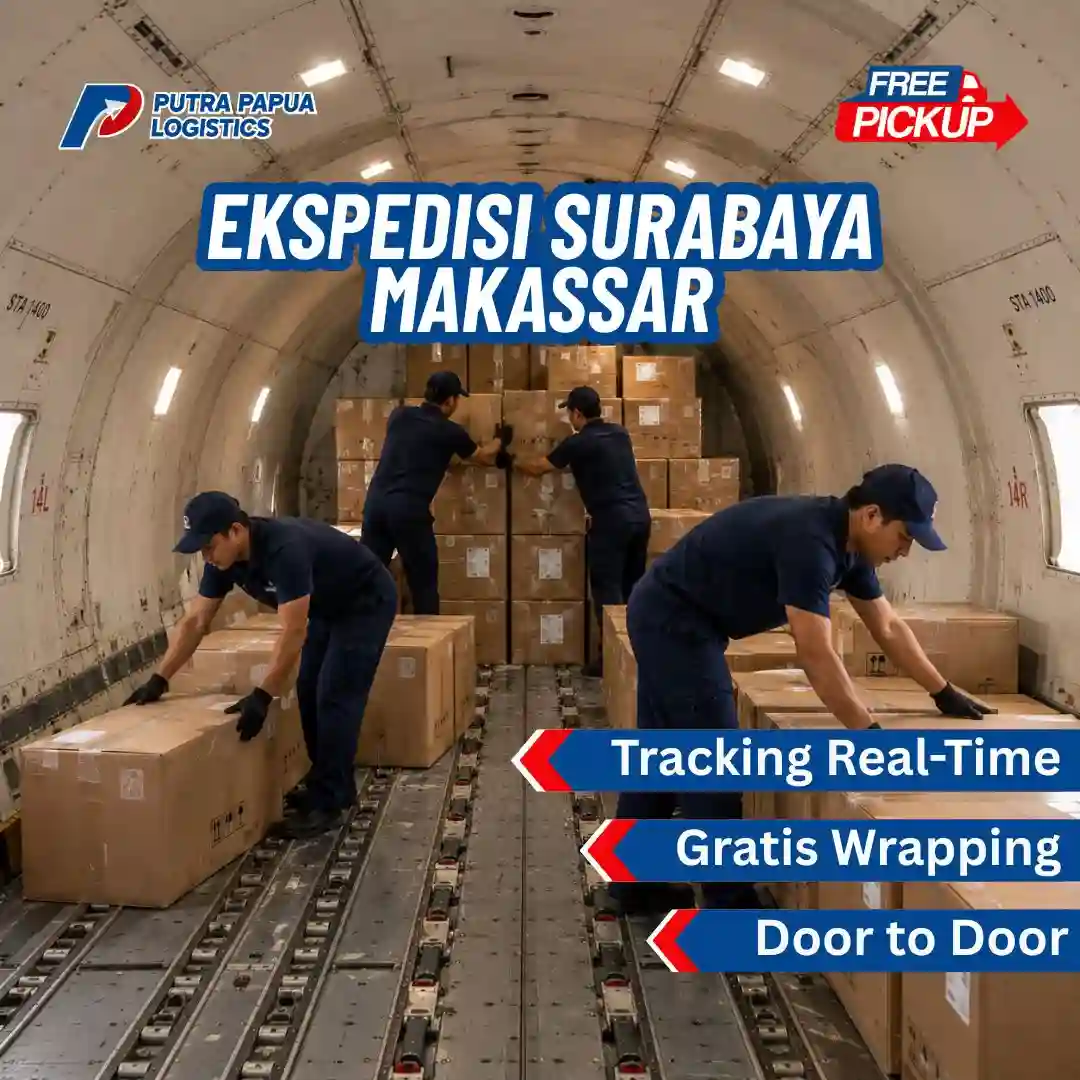 Ekspedisi Surabaya Makassar Via Udara